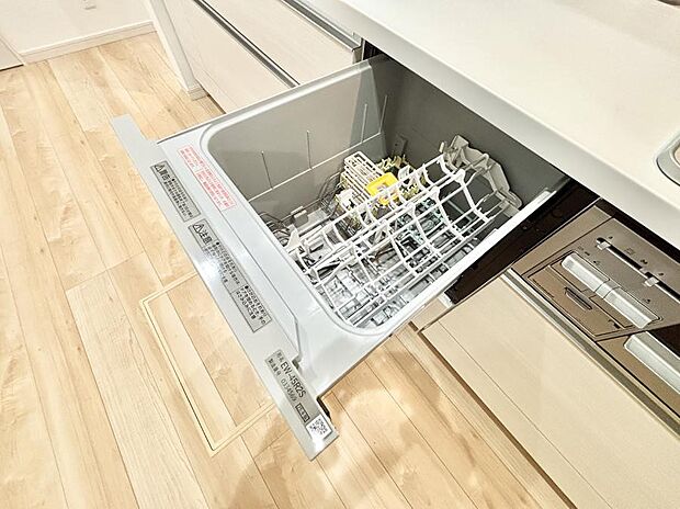 【食洗機】面倒なお片づけは食洗機にお任せ!家事の負担が減って、時間にも気持ちにもゆとりができます。