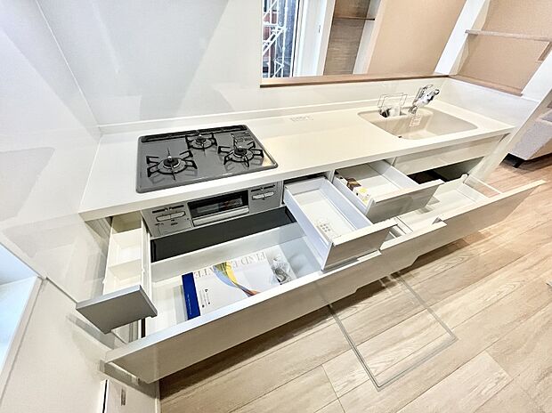 【スライド収納】使いやすさを優先したスライド式収納タイプ!