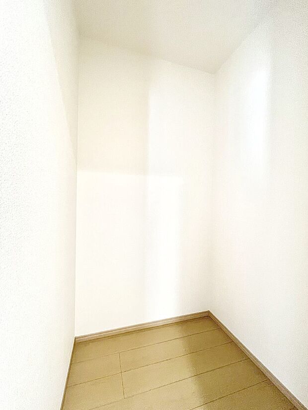 【納戸】たっぷりの納戸スペースで快適に暮らせそう