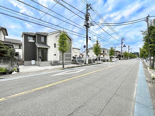 【前面道路含む現地写真】ここから始まる新生活を応援いたします