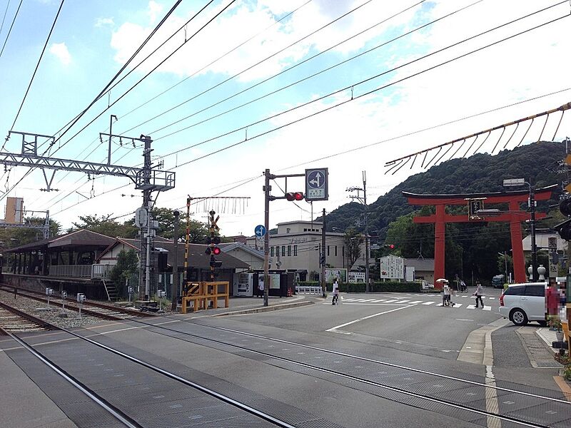 【車・交通】阪急嵐山線「松尾大社」駅