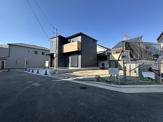 【現地写真】
C号地、E号地は自由設計可能区画となります。
お早めにお問合せください。