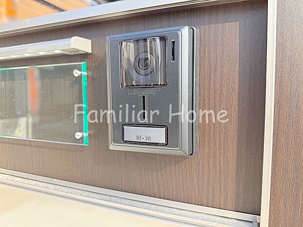 【TVモニター付きインターホン】TVモニター付きインターホン　来訪者が一目で分かります。