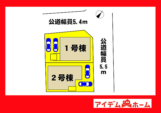 ●○●○全体区画図○●○●
　　　平日の案内も可能です♪
　お気軽にお問い合わせください！