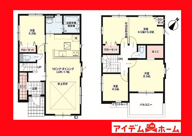 ●○●○2号棟間取り○●○●
　　　平日の案内も可能です♪
　お気軽にお問い合わせください！
