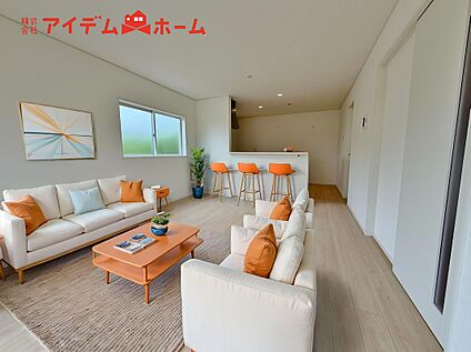 リビング(2号棟)※本画像はCGで作成しております