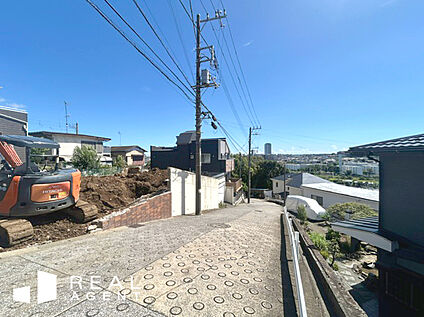 現地前面道路
