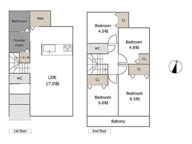 【C号棟参考プラン】建物込7680万円、土地面積195.96m2、建物面積92.74m2(期間限定!建物フリープランに付き、お客様のご要望をお聞かせください!)