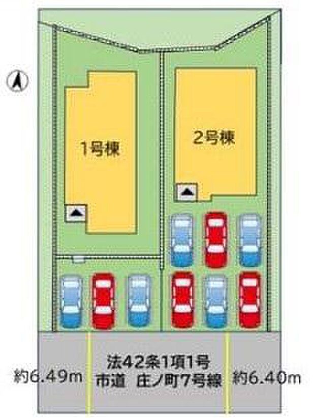 駐車スペースは3台以上確保^^敷地面積は60坪以上^^