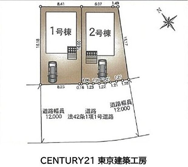 南側約12m公道に面し、陽当たり良好＆開放感のある住環境。
車の出し入れもしやすく、毎日のカーライフも快適です。