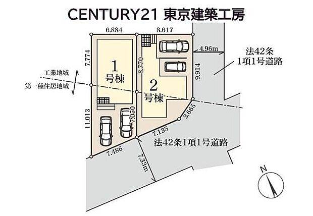 ◆４LDK＋駐車スペース並列２台分ございます
