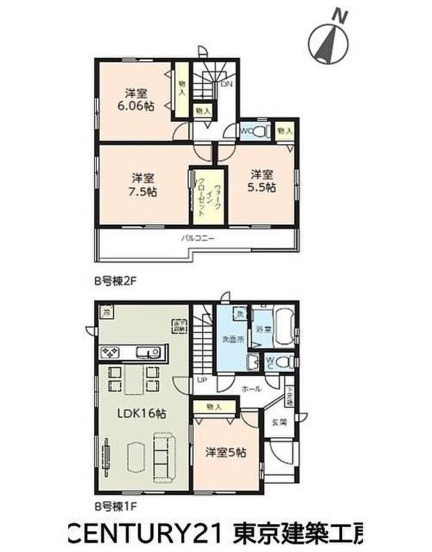 ◆4LDK+駐車スペース2台分ございます