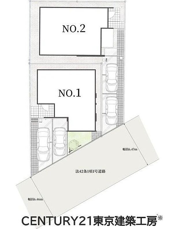 【全体区画図】4880万円、3LDK、土地面積132.7m2、建物面積104.33m2 