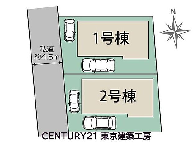 【区画図】第一種低層住居専用地域のため、静かで落ち着いた暮らしができます♪