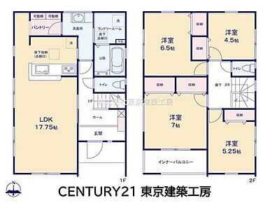 ランドリールーム・パントリー・各部屋にクローゼットが装備でスッキリ快適にお過ごしいただけます。 