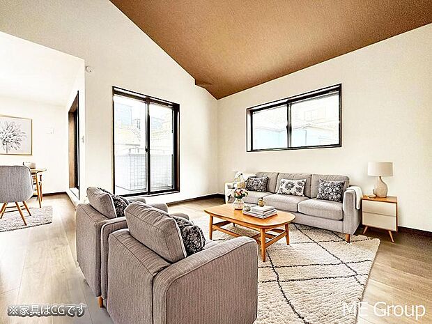 ■心落ち着く場所、ゆったり過ごせるリビング