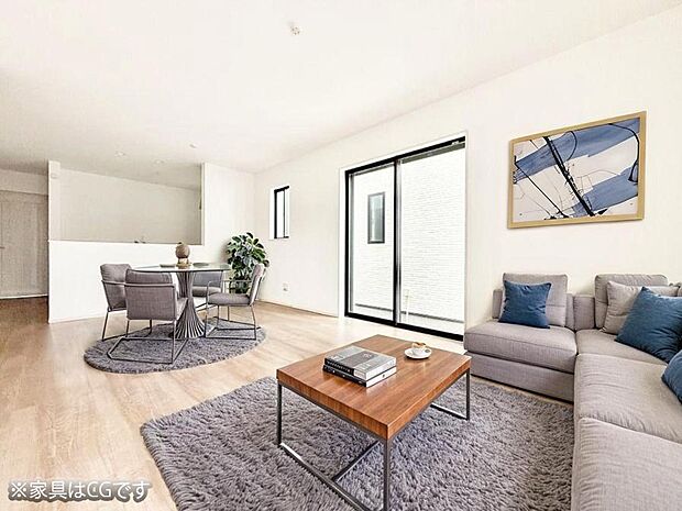 ■くつろぎと笑顔が集まる、心温まるリビング