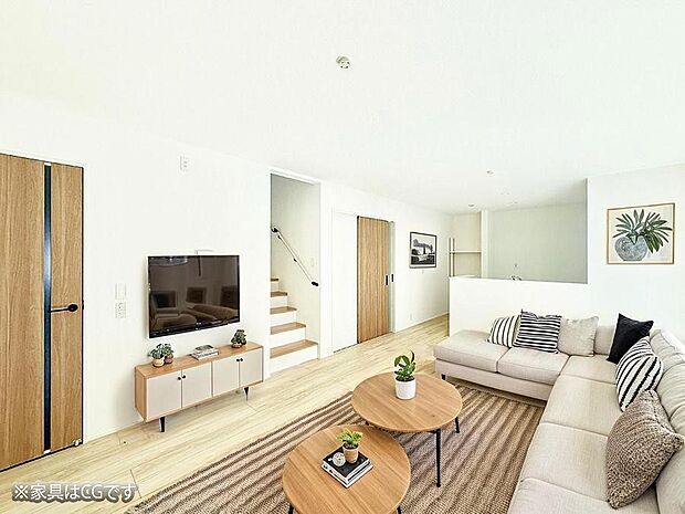 ■心落ち着く場所、ゆったり過ごせるリビング