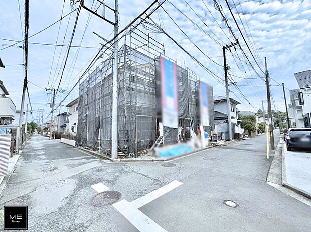 【前面道路含む現地写真】■新しい住まい、街の新しい風景