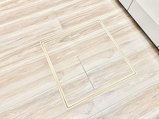 【床下収納】■隠れた収納スペースで家全体がスッキリ