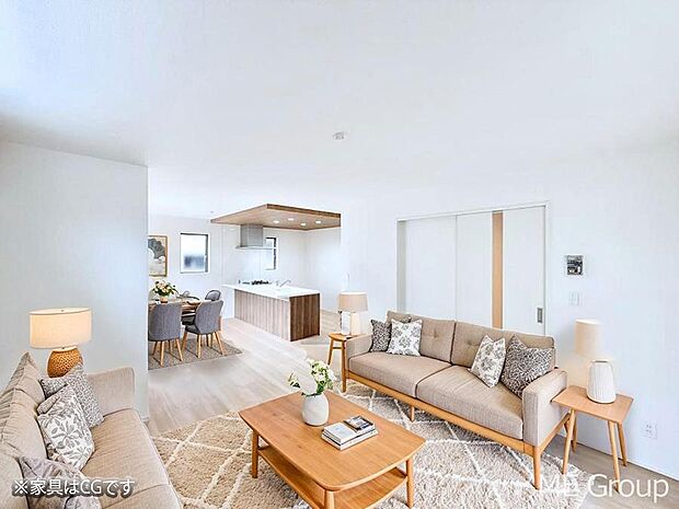 【リビング】■自然と会話が生まれる、心地よいひととき