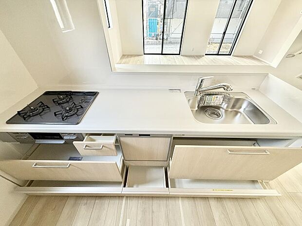 【キッチン】■料理がもっと楽しくなる、快適なキッチン空間