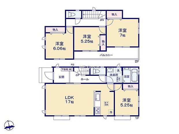 【4LDK】K号棟  