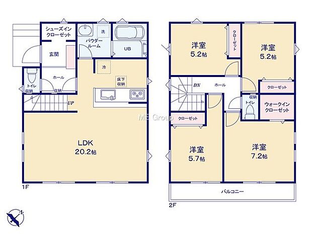 【4LDK】2号棟