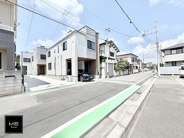 【前面道路含む現地写真】■新しい住まい、街の新しい風景