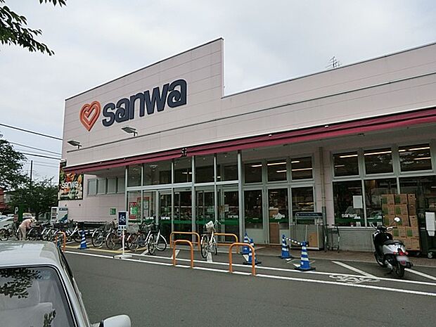 スーパー三和 並木店(約500m・徒歩7分)