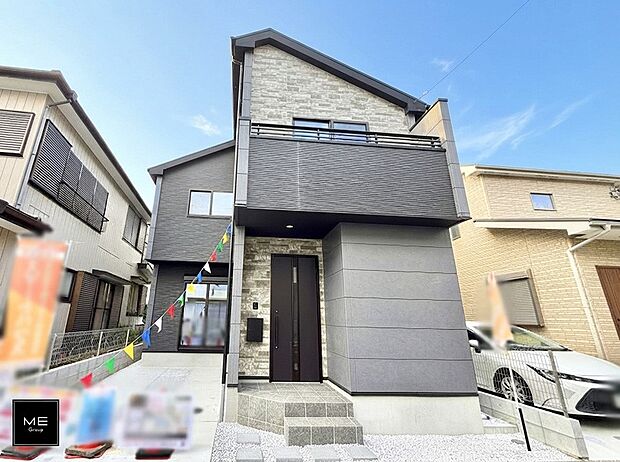 【現地外観写真】1号棟 ■暮らしを彩る充実した設備仕様が備わった住まい
