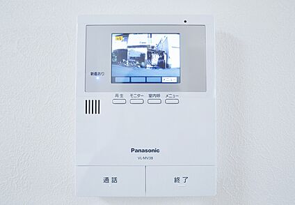【モニター付きインターホン】
