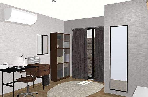 【イメージパース】
■子ども部屋にも、書斎にも。使い方は無限大の洋室です。