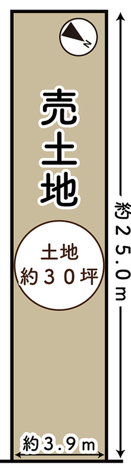 建築条件付土地！
お好きな間取りに変更可能です♪