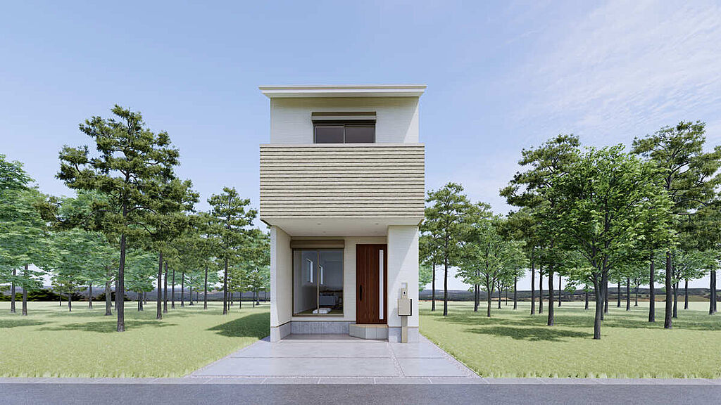 【外観：パース図】
京都市内各地に家具付きモデルハウスがございますので、お家探しの参考にいかがでしょうか♪「見るだけ」「聞くだけ」大歓迎です！