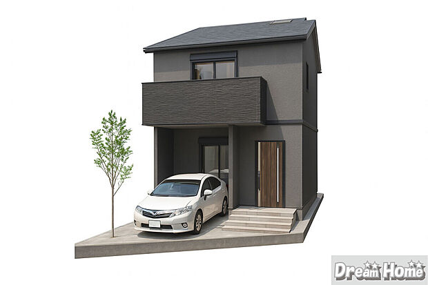 【パース図:外観】
現地&モデルハウス見学予約受付中!本日、翌日のご見学はお電話がスムーズです