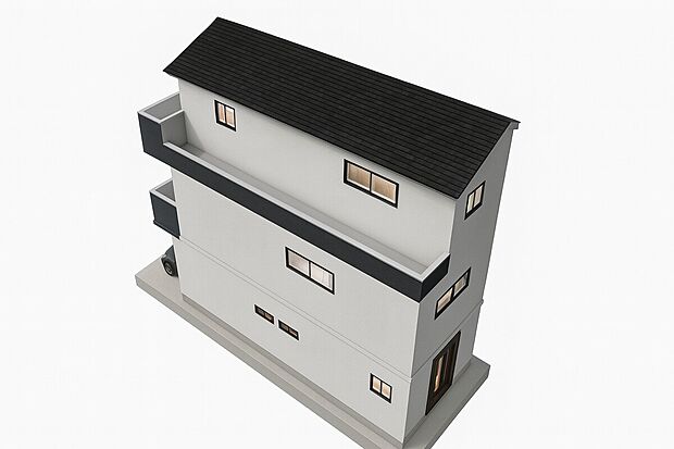 【【外観イメージパース】】「実際にどんな仕様の建物が建つの?」そんな方!モデルハウスへご招待致します!