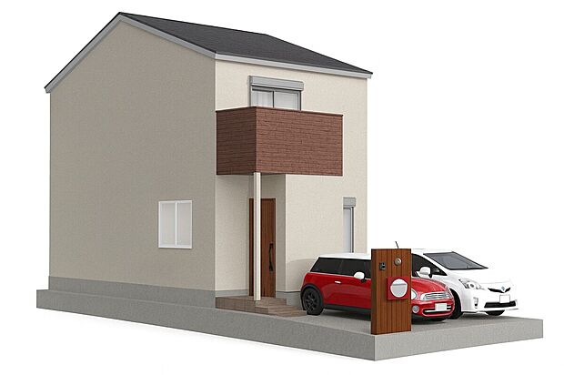 【≪外観イメージパース≫】「こんなお家に住みたい!」を可視化。お客様のご希望の間取りでパースの作成も可能です。