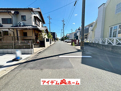 前面道路　写真