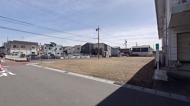 北西道路より撮影