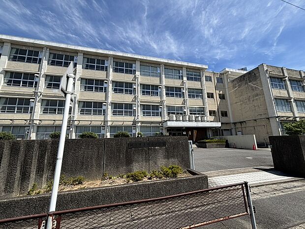 岐阜市立陽南中学校（約1m）