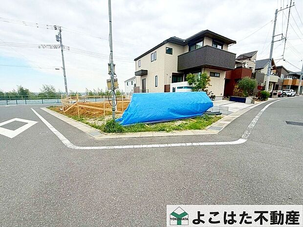 【その他現地】全面道路約6ｍの開放感！ゆとりある住まいづくりが叶います。