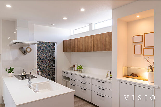 【■VISIO施工例】毎日使うからこそこだわれるキッチン＆パントリー