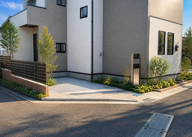 住宅用の土地では前面道路に2m以上接していなければならないと法律で定められています。しかし、お持ちの車のサイズやライフスタイルなどにより、2mでは利便が悪い場合もございますので、事前に確認しましょう。