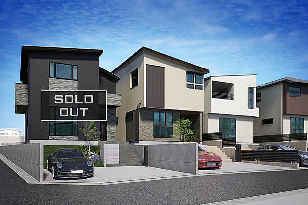 【完成予想図(外観)】T-6（ご成約済）、T-5／完成予想図(外観)