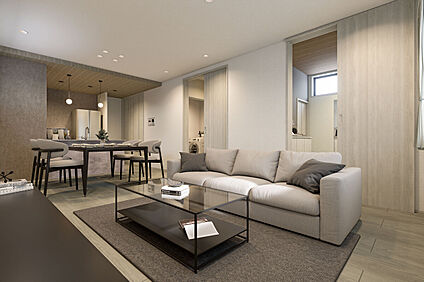 リビングダイニング完成予想図