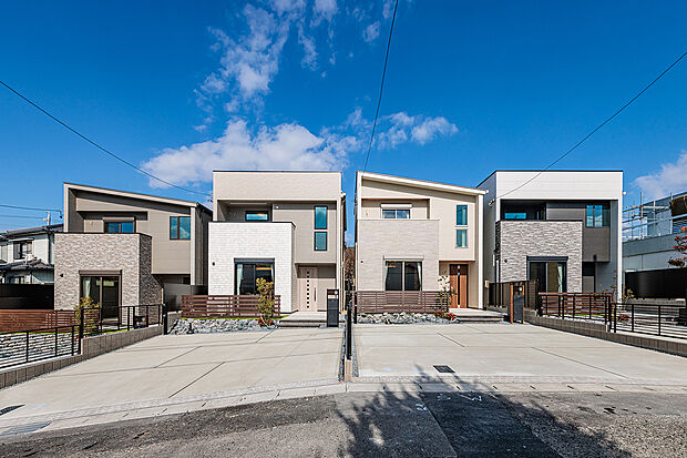 【外観】T-1、T-2、T-3（ご成約済）、T-4（ご成約済）／外観