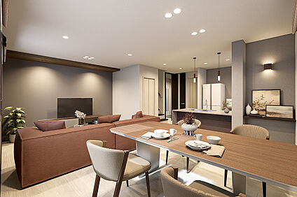 リビングダイニング完成予想図