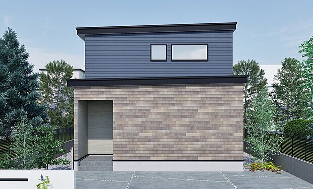 【(18)完成予想図】
ウッドシェイクを採用した存在感のあるデザインが魅力の外観!シックで重厚感がございます。