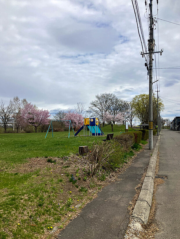 【現地写真】
近くに公園もあり、お子様がいても安心です。
(2026年4月撮影)